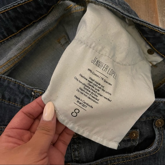 Jennifer Lopez Boyfriend Jeans Women's Size 8 - Picture 4 of 4